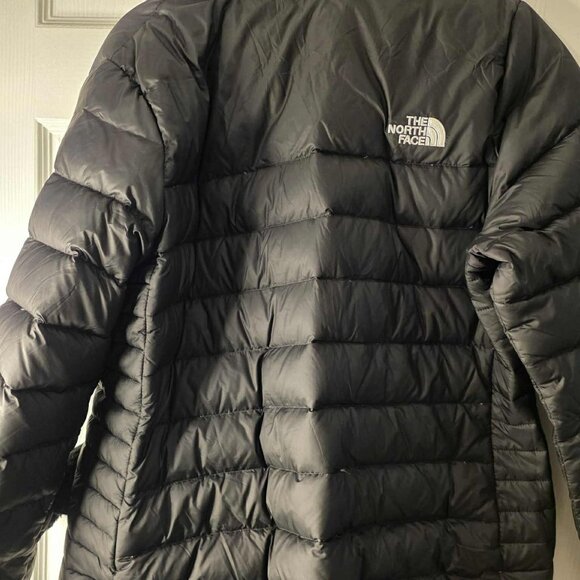 NORTH FACE COAT FOR WOMEN IN BLACK WITH HAT - Picture 2 of 3